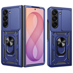 Husa Samsung Galaxy Z Fold8 Ultra protectie camera Techsuit CamShield Series, albastru