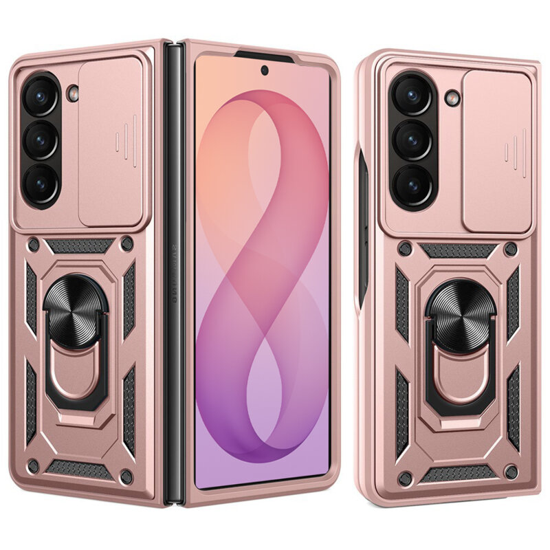 Husa Samsung Galaxy Z Fold8 Ultra protectie camera Techsuit CamShield Series, roz