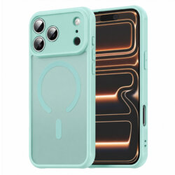 Husa iPhone 17 Pro Max Techsuit HaloFrost II MagSafe, verde menta