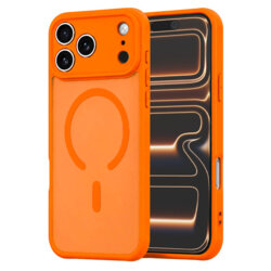 Husa iPhone 17 Pro Max Techsuit HaloFrost II MagSafe, portocaliu