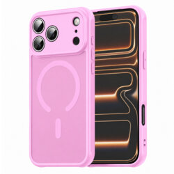 Husa iPhone 17 Pro Max Techsuit HaloFrost II MagSafe, roz