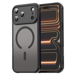 Husa iPhone 17 Pro Max Techsuit HaloFrost II MagSafe, negru