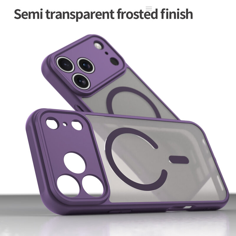 Husa iPhone 17 Pro Techsuit HaloFrost II MagSafe, mov