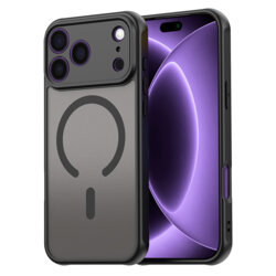 Husa iPhone 18 Pro Techsuit HaloFrost II MagSafe, negru