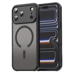 Husa iPhone 17 Pro Techsuit HaloFrost II MagSafe, negru