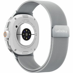Curea Samsung Galaxy Watch8 40mm Spigen Modern Fit, argintiu