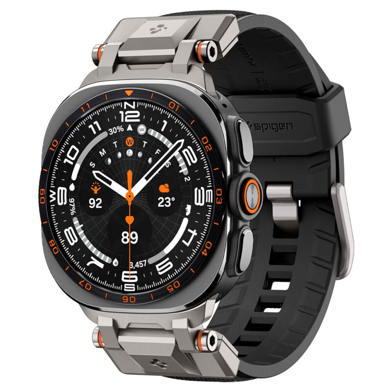 Curea Samsung Galaxy Watch Ultra 47mm Spigen DuraPro Armor, negru