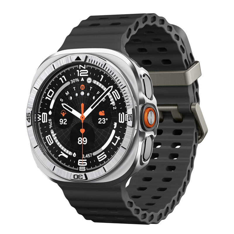 Rama protectie, bezel Samsung Galaxy Watch Ultra 2 Spigen, argintiu