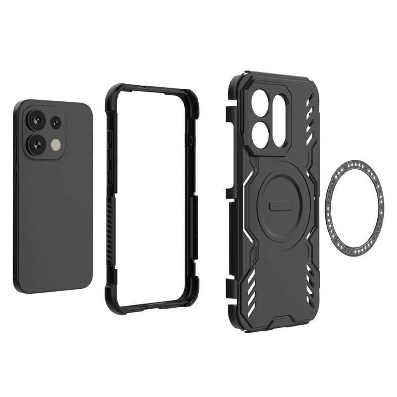 Husa Oppo Reno16 Pro Techsuit ArmorMag Case, negru