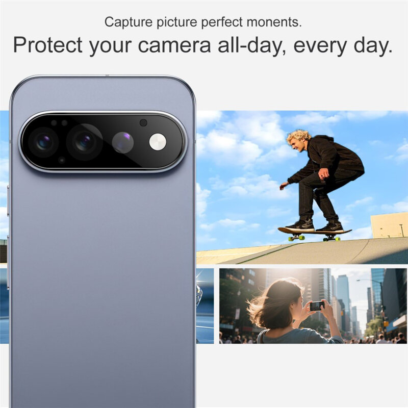 Folie camera Google Pixel 11 Pro Techsuit Full Glass, negru