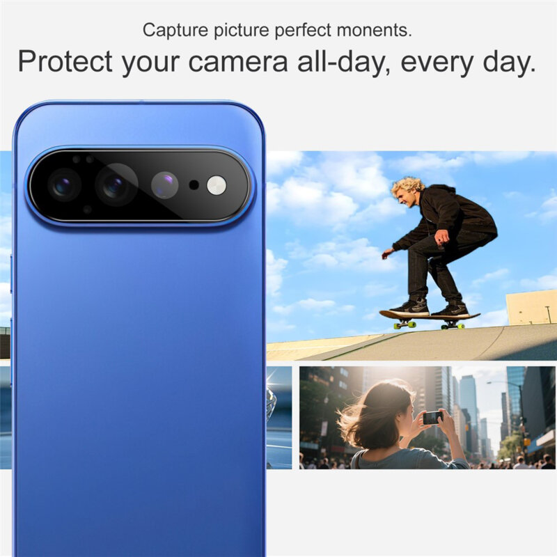 Folie camera Google Pixel 11 Pro XL Techsuit Full Glass, negru