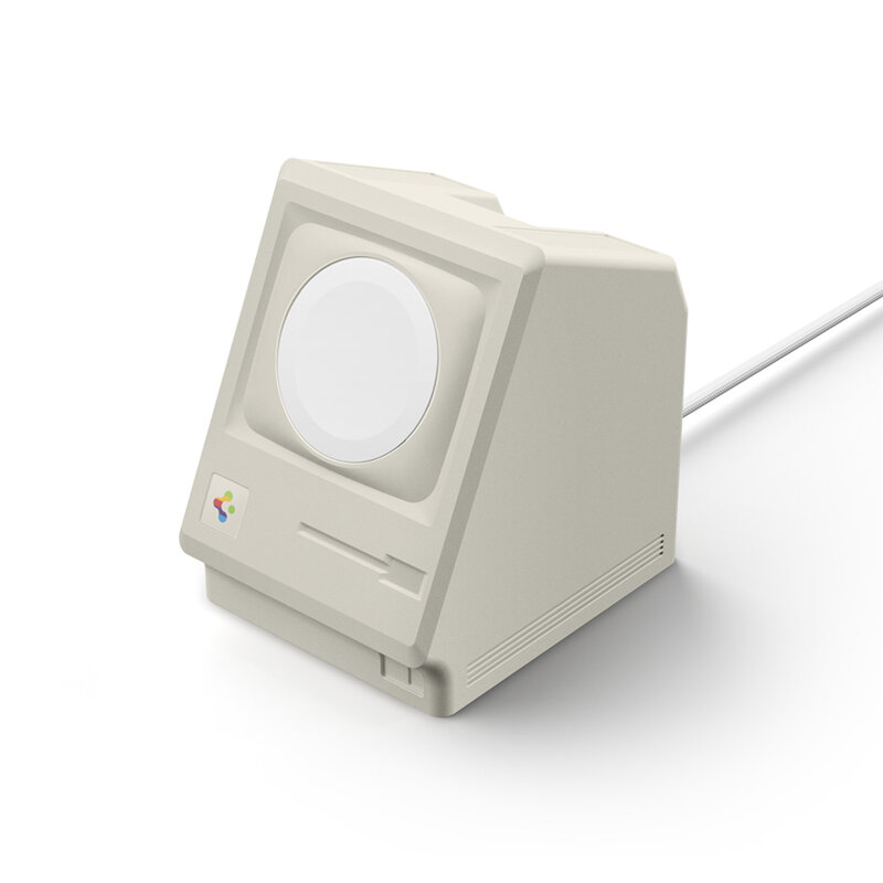 Suport pentru Apple Watch Spigen Classic LS Stone AMP11668, crem