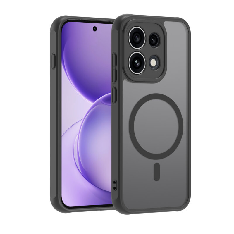 Husa Oppo Reno16 F Techsuit HaloFrost II MagSafe, negru