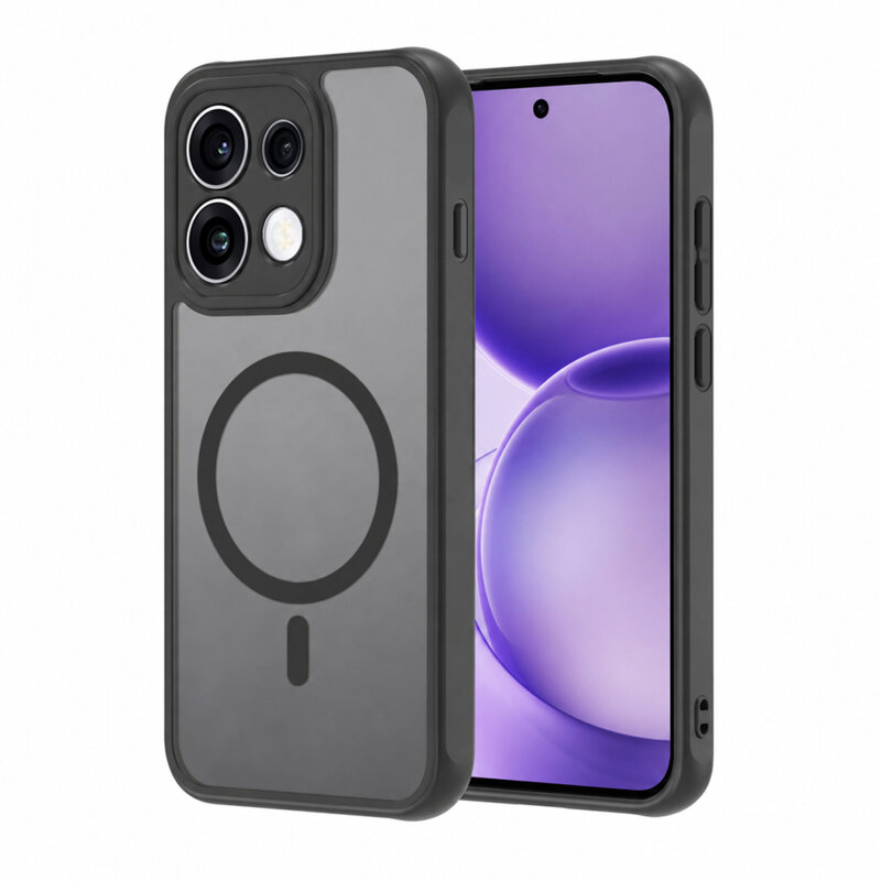 Husa Oppo Reno16 FS Techsuit HaloFrost II MagSafe, negru