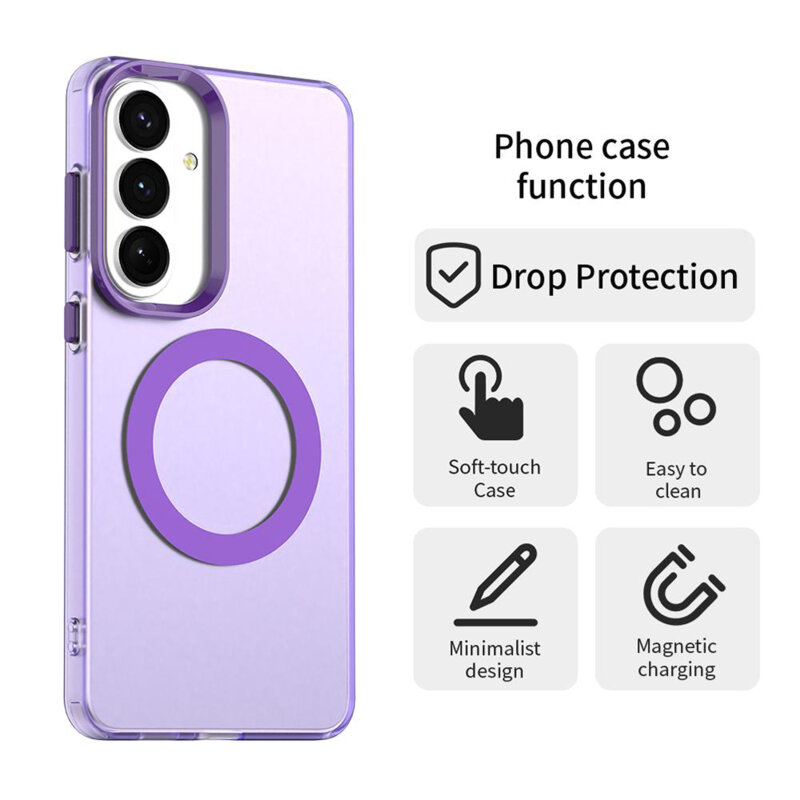 Husa Samsung Galaxy S26 FE Techsuit CandyCase MagSafe, mov