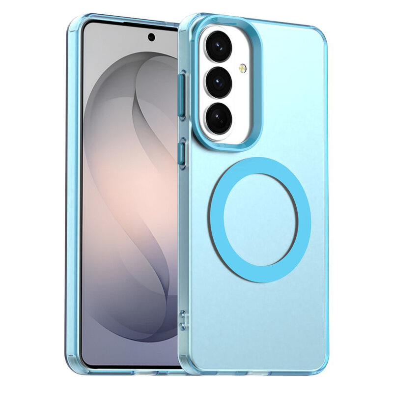 Husa Samsung Galaxy S26 FE Techsuit CandyCase MagSafe, albastru