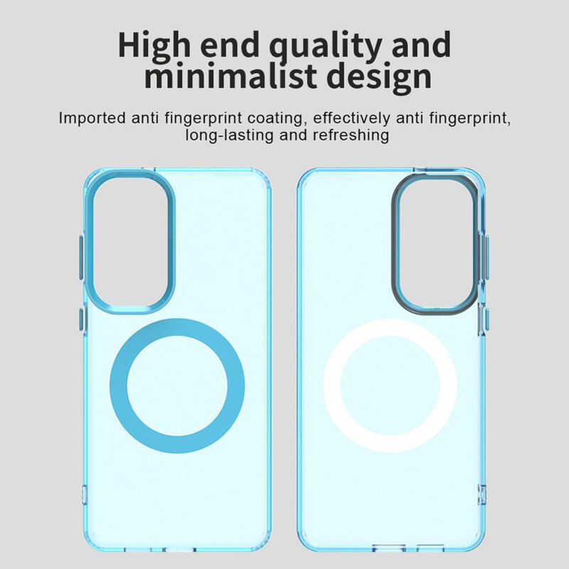 Husa Samsung Galaxy S26 FE Techsuit CandyCase MagSafe, albastru