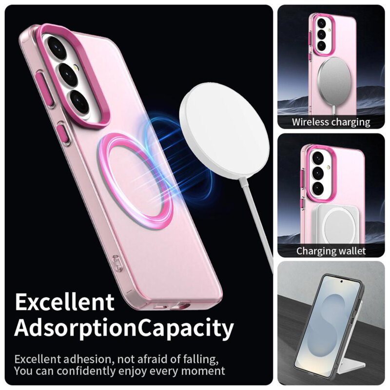 Husa Samsung Galaxy S26 FE Techsuit CandyCase MagSafe, roz