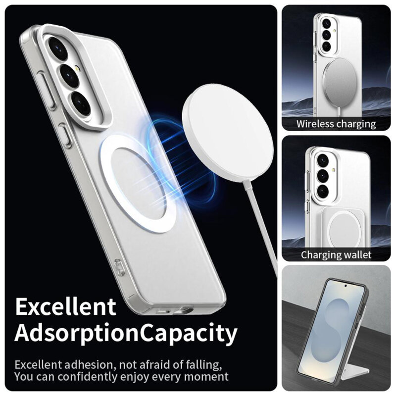 Husa Samsung Galaxy S26 FE Techsuit CandyCase MagSafe, alb
