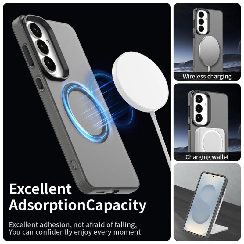 Husa Samsung Galaxy S26 FE Techsuit CandyCase MagSafe, negru