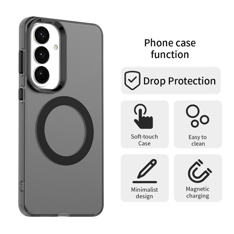 Husa Samsung Galaxy S26 FE Techsuit CandyCase MagSafe, negru