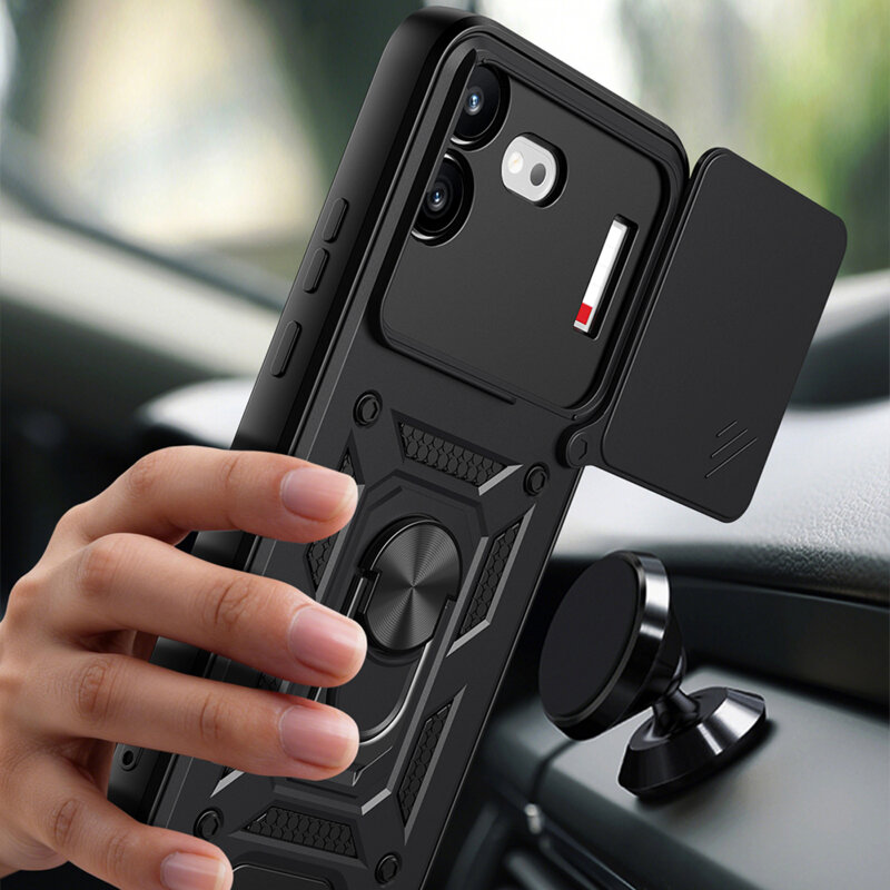 Husa Nothing Phone (4b) protectie camera Techsuit CamShield Series, albastru