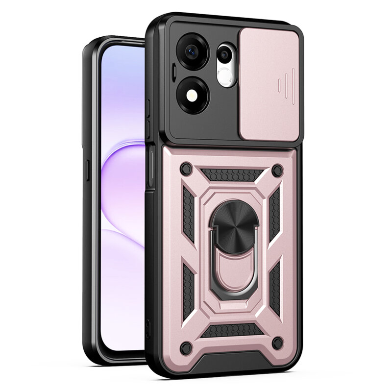 Husa Honor 600 Smart protectie camera Techsuit CamShield Series, roz