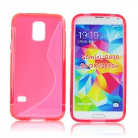 Husa Samsung Galaxy S5 Mini G800 Silicon Gel TPU Rosu