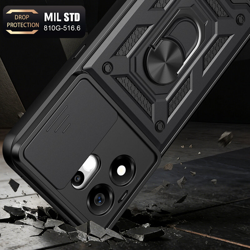 Husa Honor 600 Smart protectie camera Techsuit CamShield Series, roz