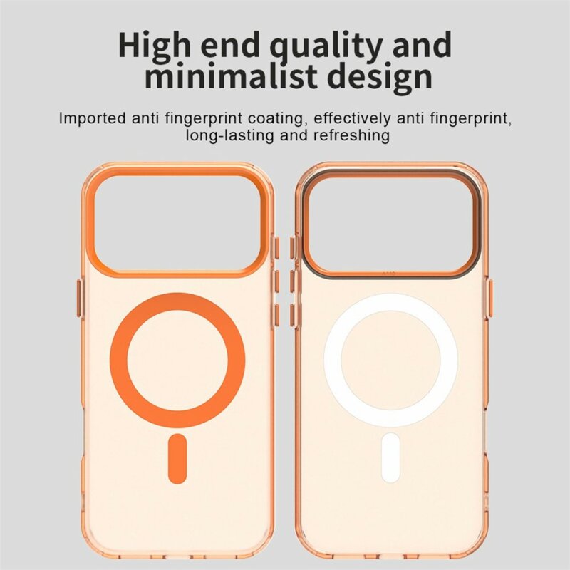 Husa iPhone 17 Pro Techsuit CandyCase MagSafe, portocaliu