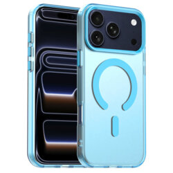 Husa iPhone 17 Pro Techsuit CandyCase MagSafe, albastru