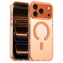 Husa iPhone 17 Pro Max Techsuit CandyCase MagSafe, portocaliu