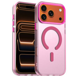 Husa iPhone 17 Pro Max Techsuit CandyCase MagSafe, roz