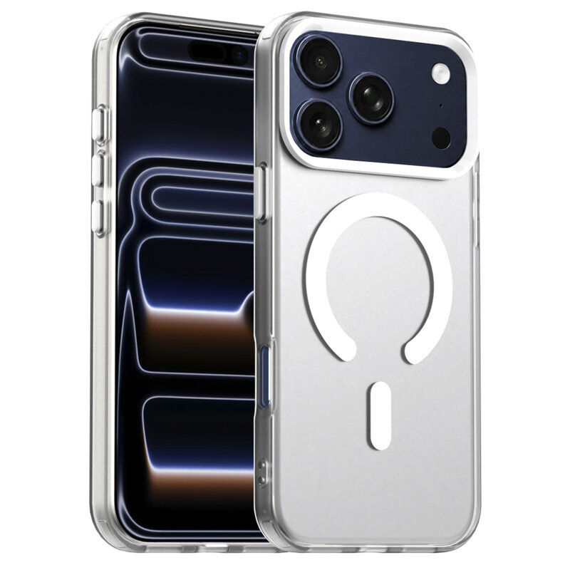 Husa iPhone 17 Pro Techsuit CandyCase MagSafe, alb