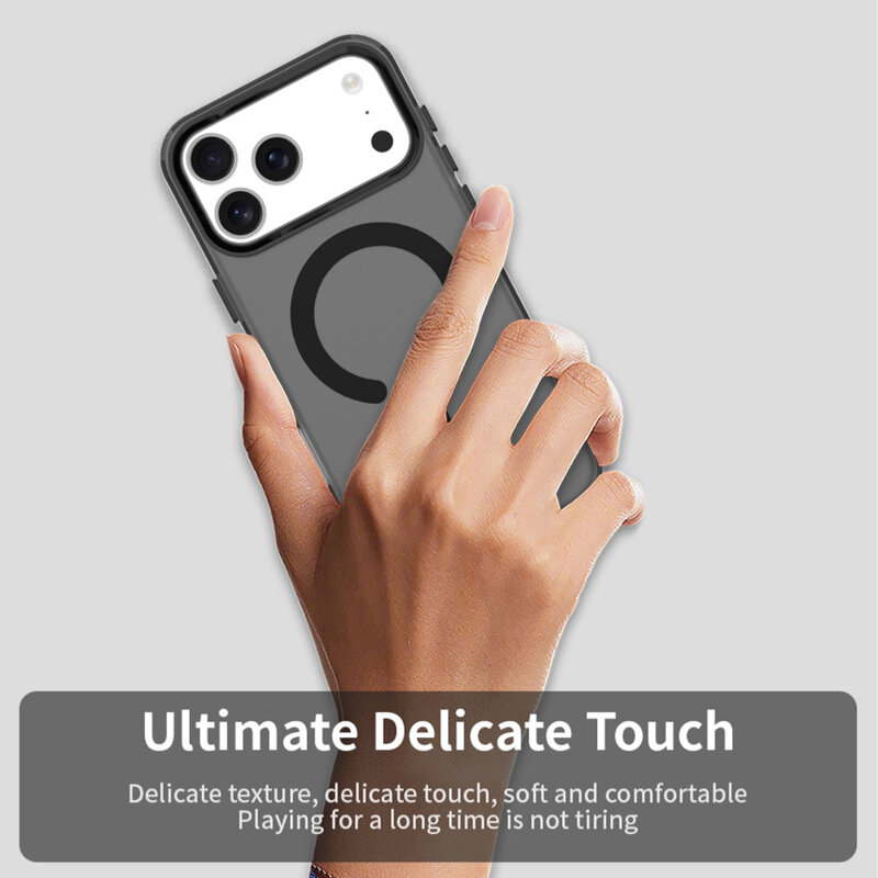 Husa iPhone 18 Pro Techsuit CandyCase MagSafe, negru