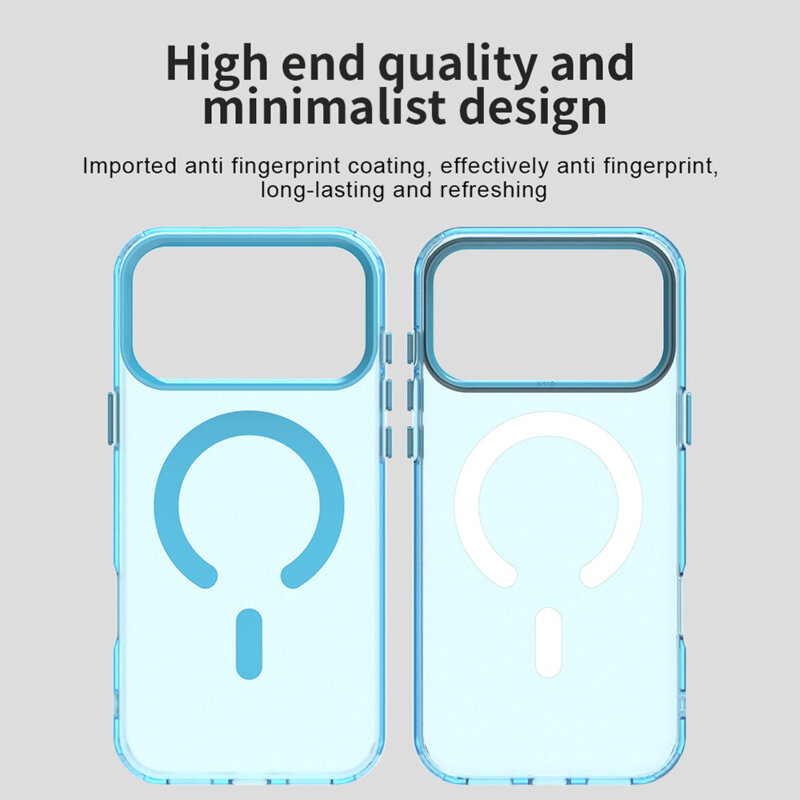 Husa iPhone 17 Pro Max Techsuit CandyCase MagSafe, albastru
