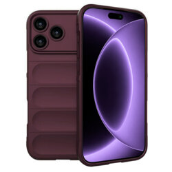 Husa iPhone 18 Pro Techsuit Magic Shield, bordo