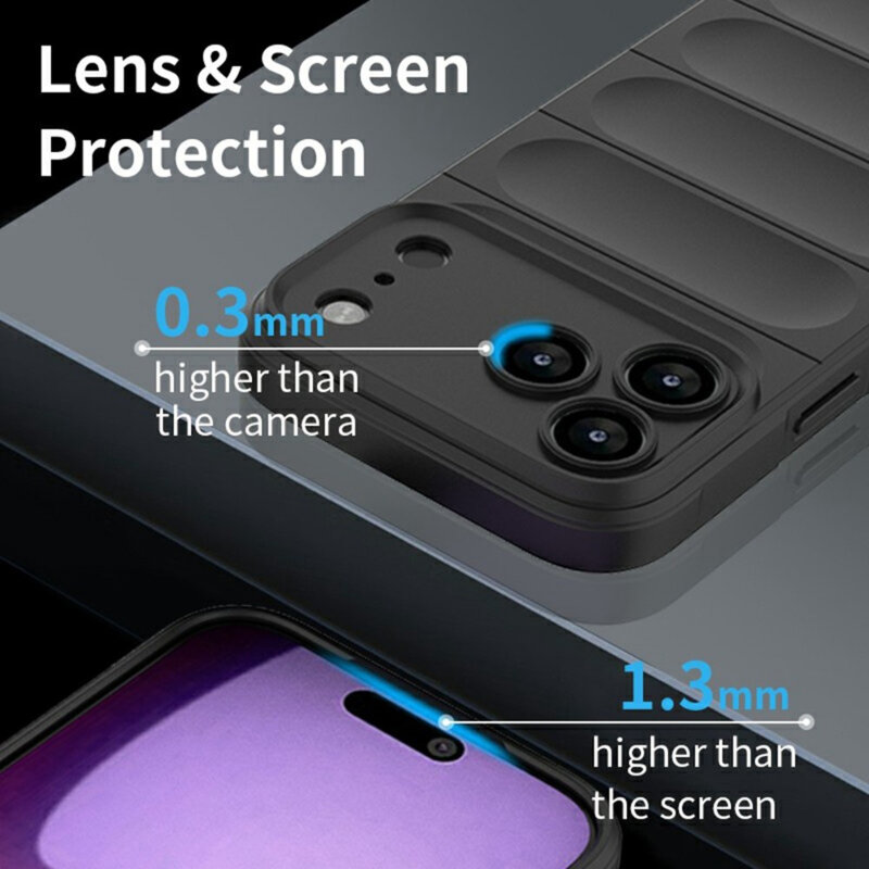 Husa iPhone 18 Pro Techsuit Magic Shield, bleu