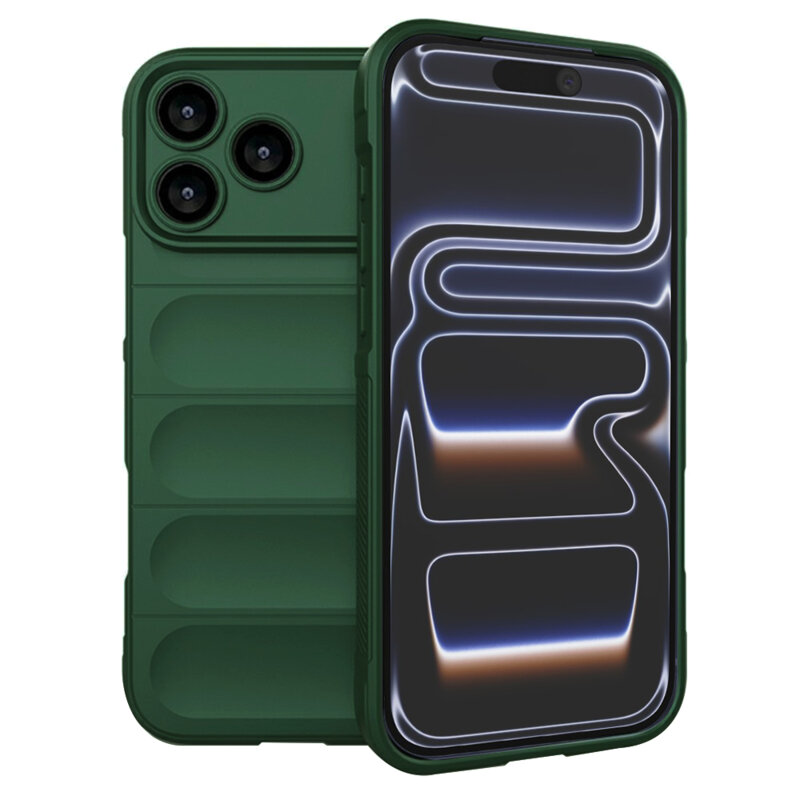 Husa iPhone 17 Pro Techsuit Magic Shield, verde