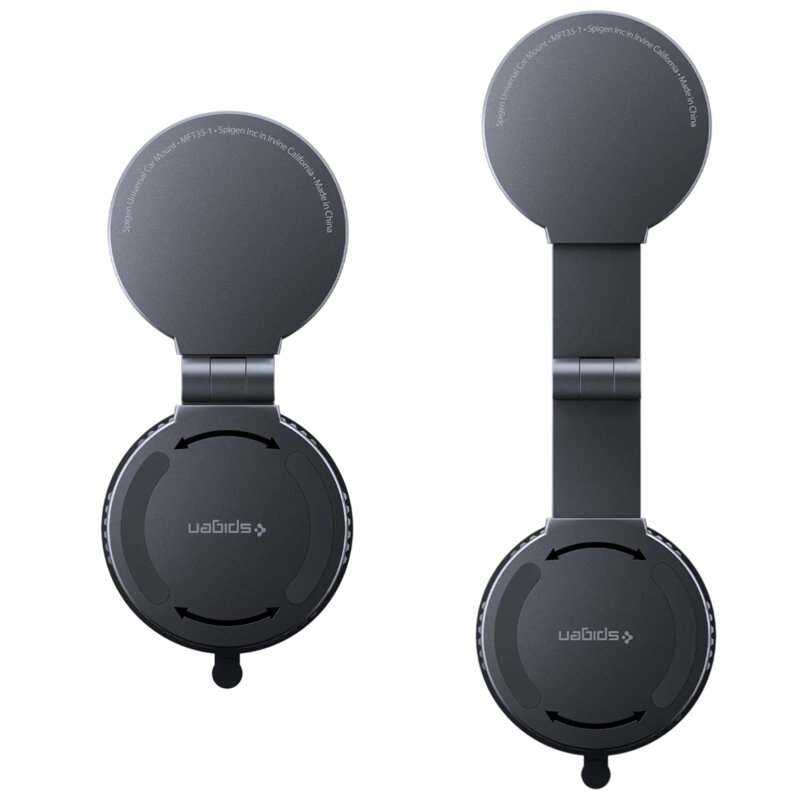 Suport telefon auto MagSafe pentru bord Spigen MFT35-1, negru