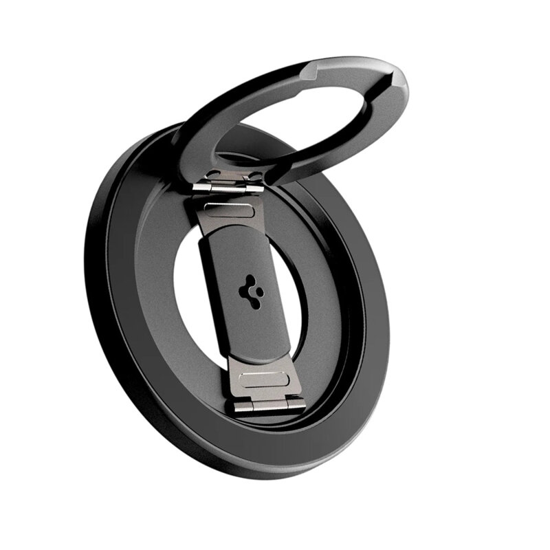 Inel magnetic, suport telefon MagSafe Spigen O-Mag OM108, negru