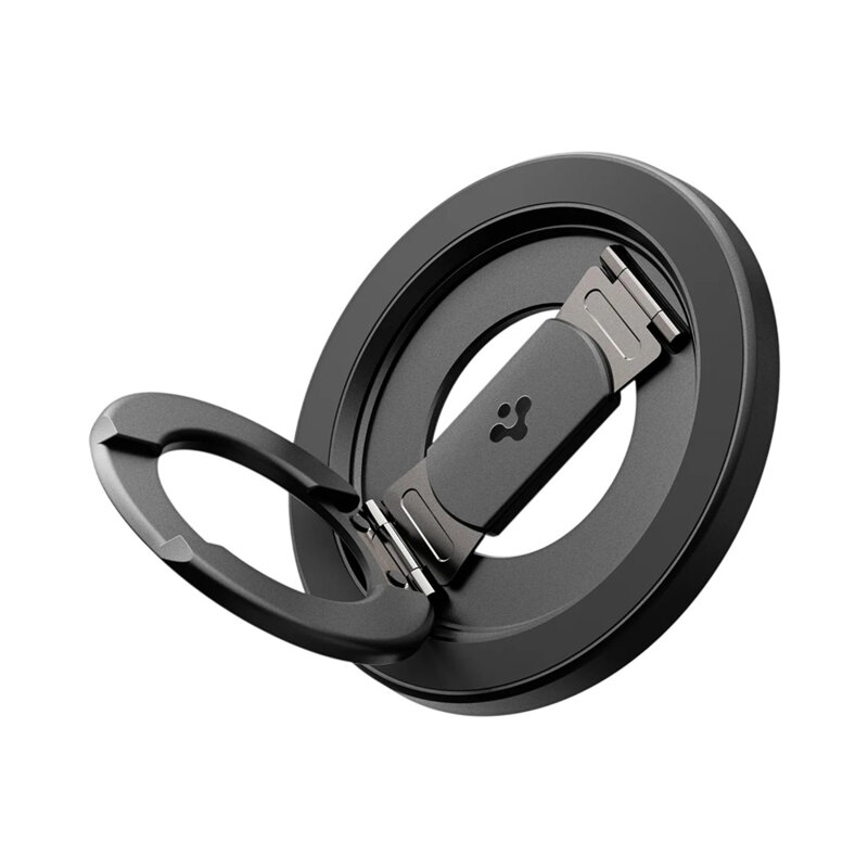 Inel magnetic, suport telefon MagSafe Spigen O-Mag OM108, negru