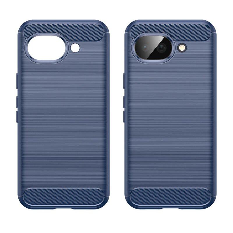Husa Google Pixel 10a Techsuit Carbon Silicone, albastru