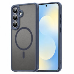 Husa Samsung Galaxy S25 FE Techsuit HaloFrost II MagSafe, bleumarin