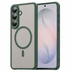 Husa Samsung Galaxy S26 FE Techsuit HaloFrost II MagSafe, verde