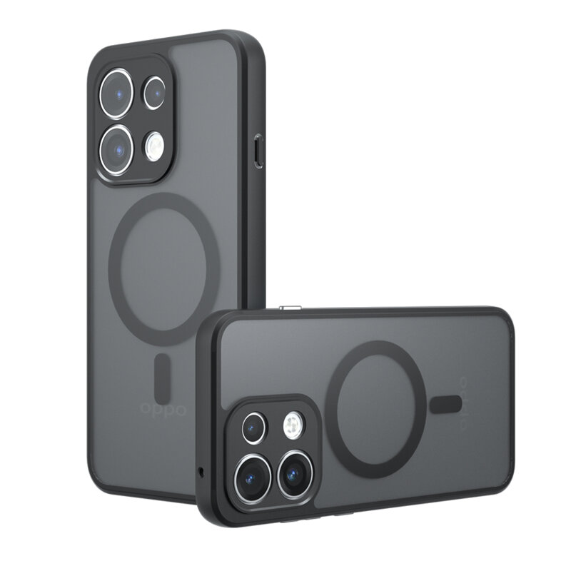 Husa Oppo Reno16 F Techsuit PureFrost MagSafe, negru frost