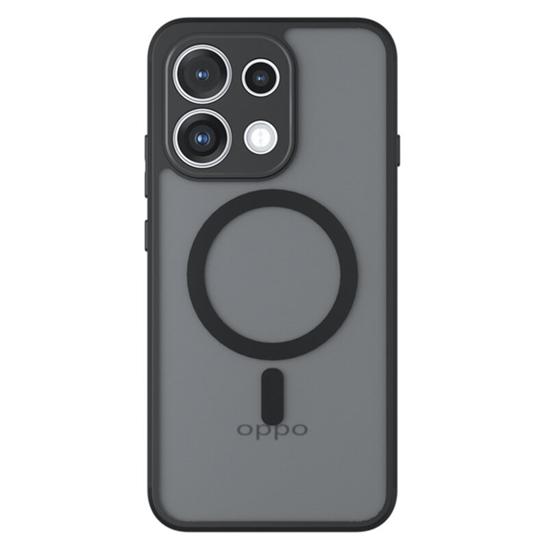 Husa Oppo Reno16 F Techsuit PureFrost MagSafe, negru frost