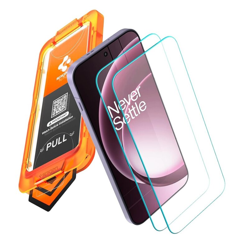 [Pachet 2x] Folie sticla OnePlus 15 Spigen Glas.tR Align Master S, transparenta