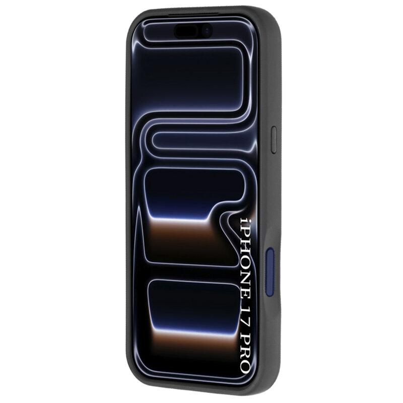 Husa iPhone 17 Pro Techsuit Glinth cu inel suport stand magnetic, negru