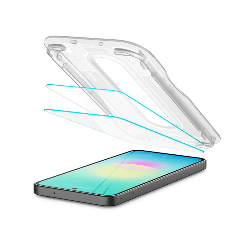 [Pachet 2x] Folie Samsung Galaxy A27 5G Spigen Glas.tR EZ Fit Pro, transparenta